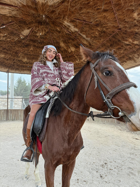 Dual Saddle Elegance Vişne